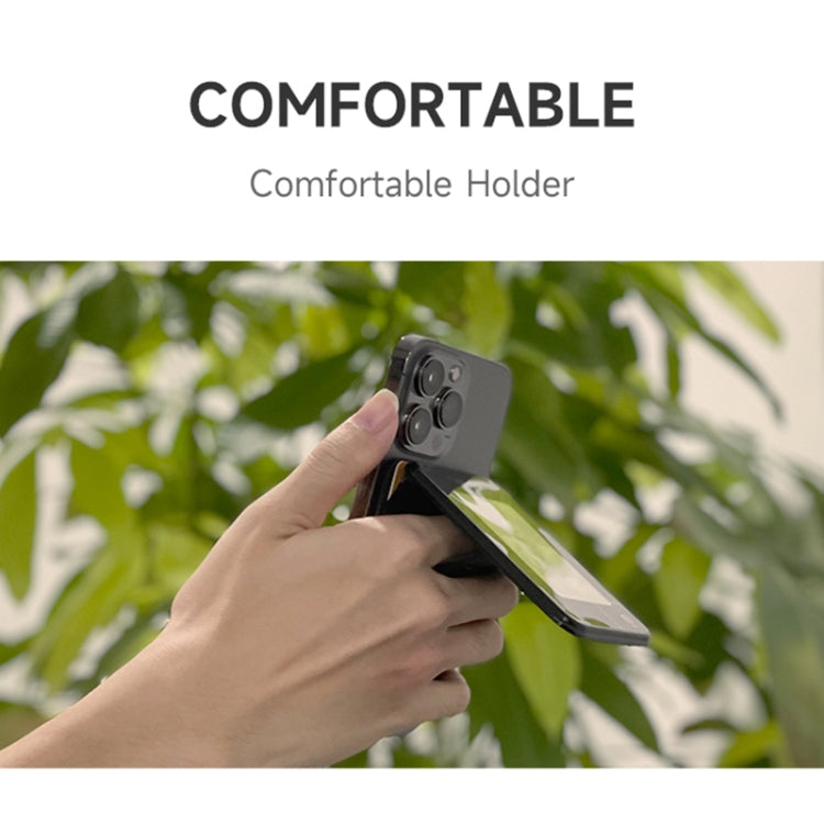 Smart Ink Screen MagSafe Magnetic DIY Wallet Card Holder Case(Black) - Adhesive Card Holders by buy2fix | Online Shopping UK | buy2fix