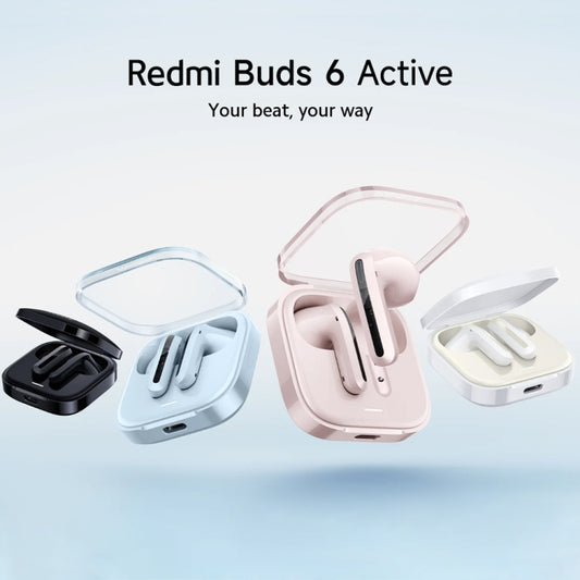Original Xiaomi Redmi Buds 6 Active BT5.4 In-ear True Wireless Earbuds(Black) by Xiaomi