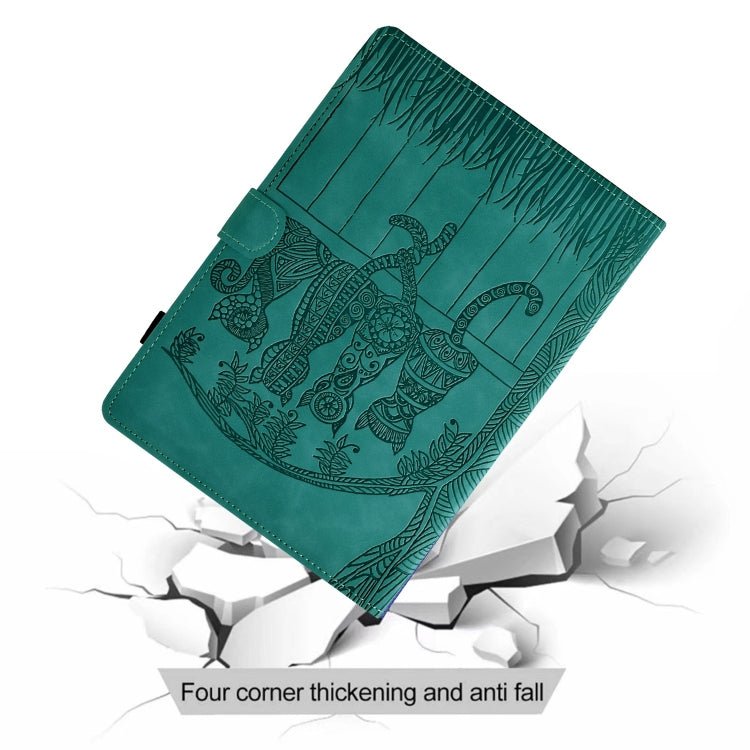 For Lenovo Tab M11 / Xiaoxin Pad 2024 Cats Embossed Leather Smart Tablet Case(Light Blue) by buy2fix