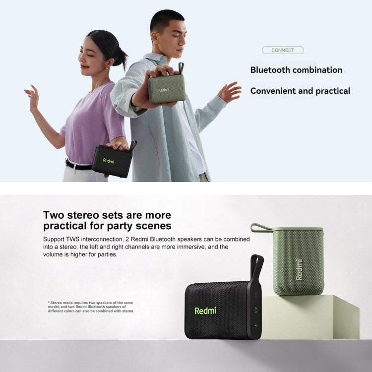 Xiaomi Redmi IP67 Waterproof Portable Bluetooth Speaker(Green) - Mini Speaker by Xiaomi | Online Shopping UK | buy2fix