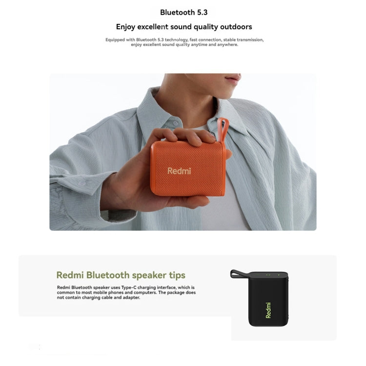 Xiaomi Redmi IP67 Waterproof Portable Bluetooth Speaker(Orange) - Mini Speaker by Xiaomi | Online Shopping UK | buy2fix