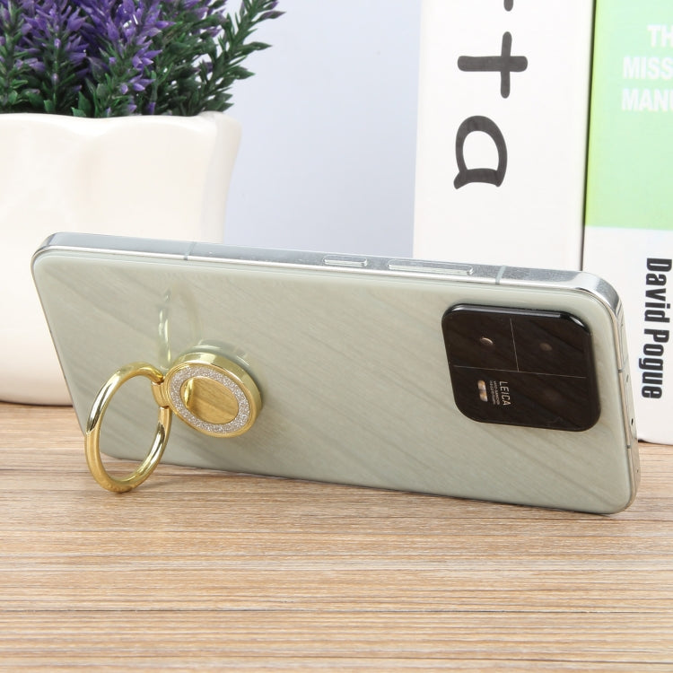 Glitter Metal Mobile Phone Ring Holder(Black) - Ring Holder by buy2fix | Online Shopping UK | buy2fix