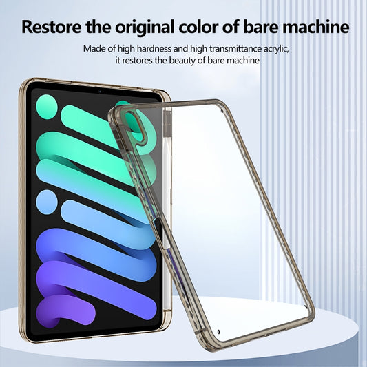 For iPad Pro 13 2025 / 2024 Acrylic Hybrid TPU Tablet Case with Pen Slot(Black) by buy2fix