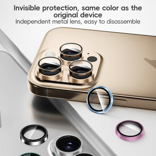 For iPhone 16 Pro / 16 Pro Max ZGA AR Eagle Eye Phone Lens Film(Gold) by ZGA