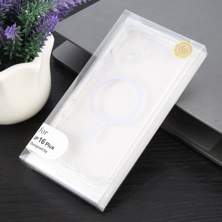 For iPhone 16 Plus GEBEI MagSafe Magnetic Transparent Phone Case(Transparent) - iPhone 16 Plus Cases by GEBEI | Online Shopping UK | buy2fix