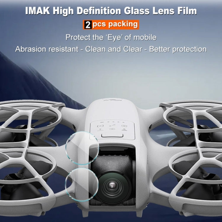 For DJI Neo 2 PCS/Set IMAK HD Glass Rear Camera Lens Film - Other by imak | Online Shopping UK | buy2fix