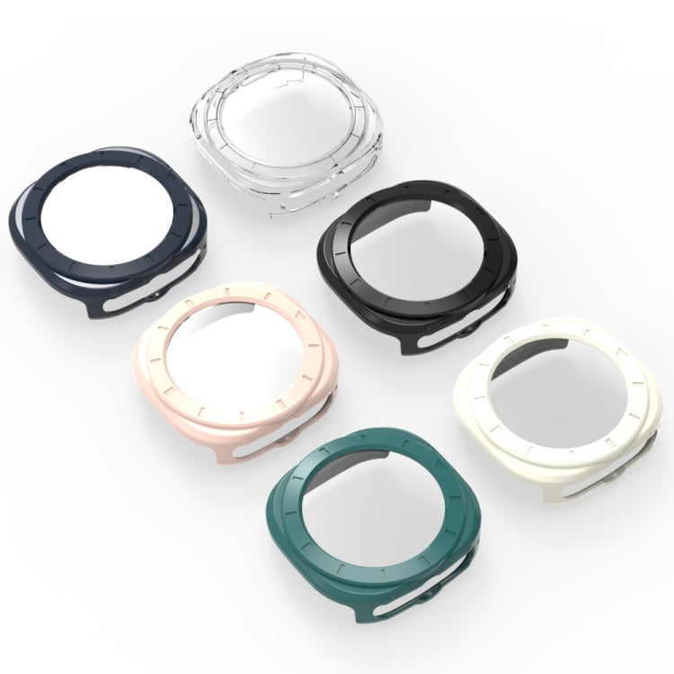For Samsung Galaxy Watch Ultra 47mm Tempered Glass Film Integrated PC Watch Protective Case(Transparent) - Watch Cases by buy2fix | Online Shopping UK | buy2fix