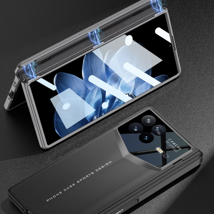 For Xiaomi Mix Fold 4 GKK Integrated Magnetic Blade Ultra-thin Full Coverage Phone Case(Grey) - Xiaomi Cases by GKK | Online Shopping UK | buy2fix