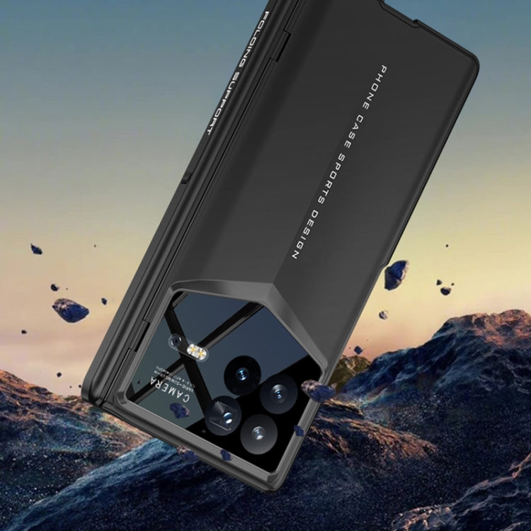 For Xiaomi Mix Fold 4 GKK Integrated Magnetic Blade Ultra-thin Full Coverage Phone Case(Black) by GKK