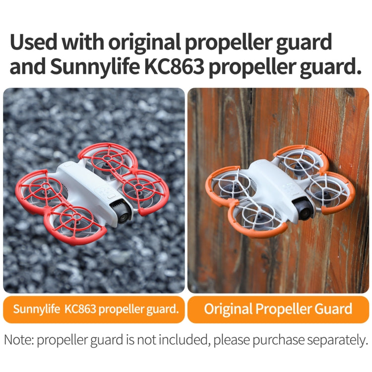 For DJI Neo Sunnylife Propeller Protective Guard Anti-collision Ring Cover(Orange) - DIY Propeller by Sunnylife | Online Shopping UK | buy2fix