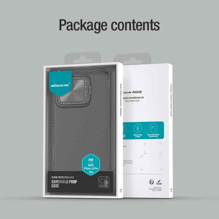 For iPhone 16 Pro NILLKIN Black Mirror Prop CD Texture Mirror Phone Case(Green) by NILLKIN