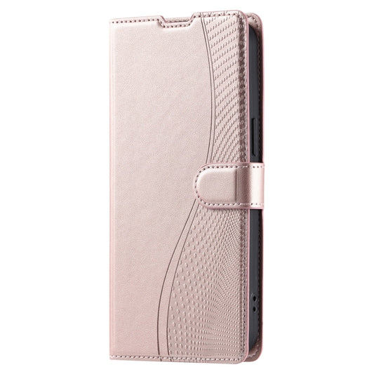 For Redmi K70 Voltage Ultra-thin Dot Leather Phone Case(Rose Gold) by buy2fix