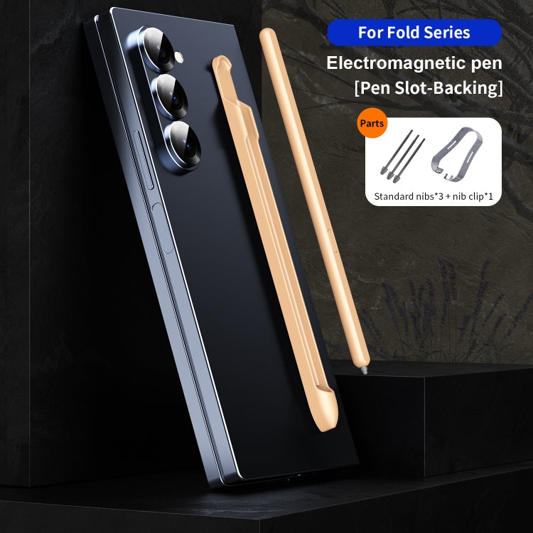For Samsung Galaxy Z Fold6 / 5 / 4 / 3 Electromagnetic Stylus Pen with Pen Slot(Pink) - Stylus Pen by buy2fix | Online Shopping UK | buy2fix