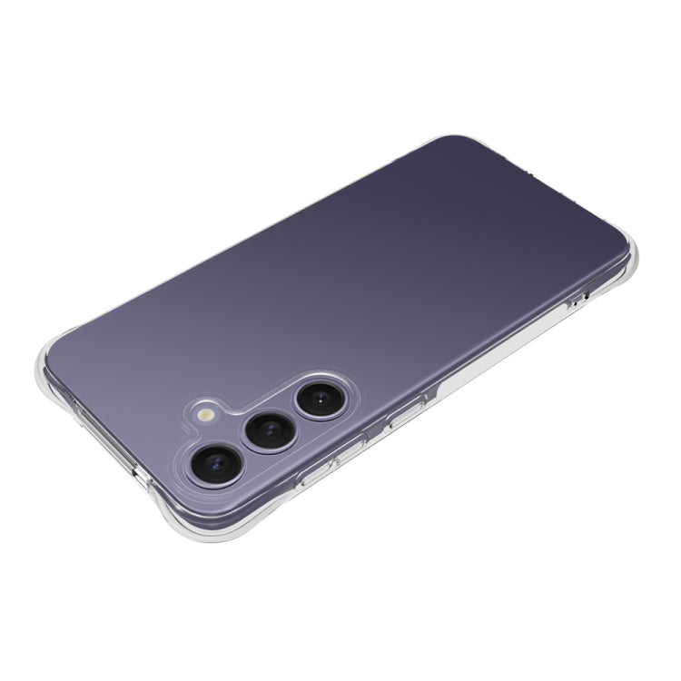 For Samsung Galaxy S25+ 5G Shockproof Non-slip Thickening TPU Phone Case(Transparent) by buy2fix