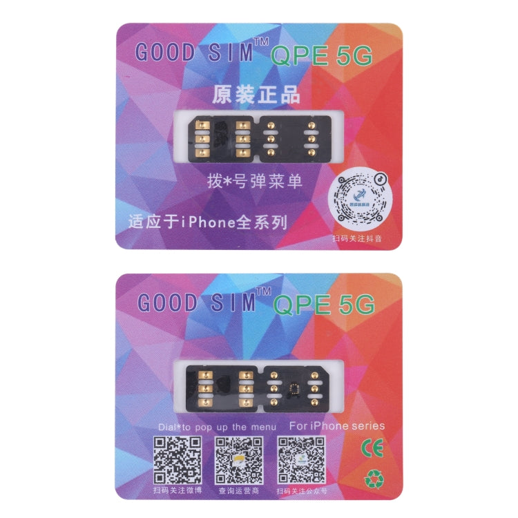 Good SIM QPE 5G Unlock Card Sticker For iPhone Series by buy2fix