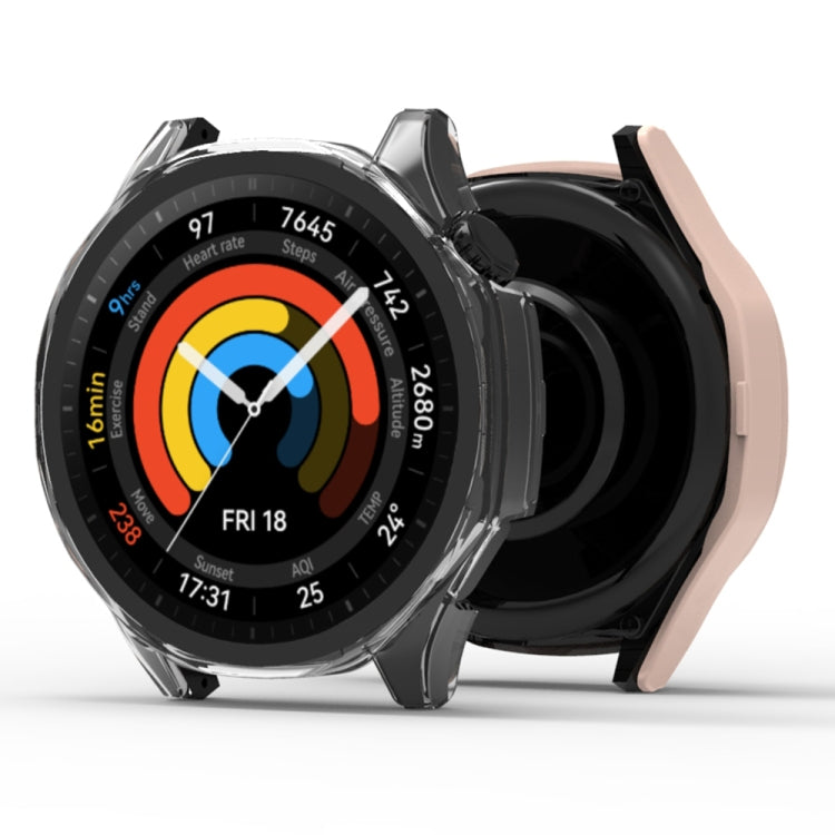 For Huawei Watch GT 5 46mm Tempered Glass Film Integrated PC Watch Protective Case(Ivory White) - Watch Cases by buy2fix | Online Shopping UK | buy2fix
