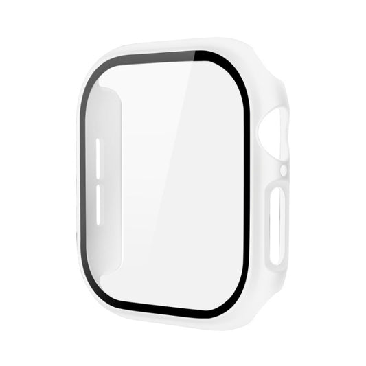 For Apple Watch Series 10/11 42mm imak Integrated Watch Case with Film(White) by imak