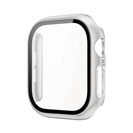 For Apple Watch Series 10/11 46mm imak Integrated Watch Case with Film(Silver) by imak
