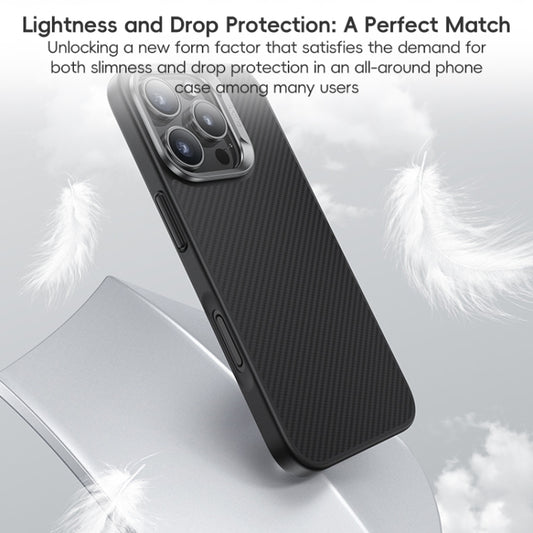 For iPhone 16 Plus Benks MagSafe Kevlar Fiber Ultra-thin Shockproof Phone Case(Black) by Benks