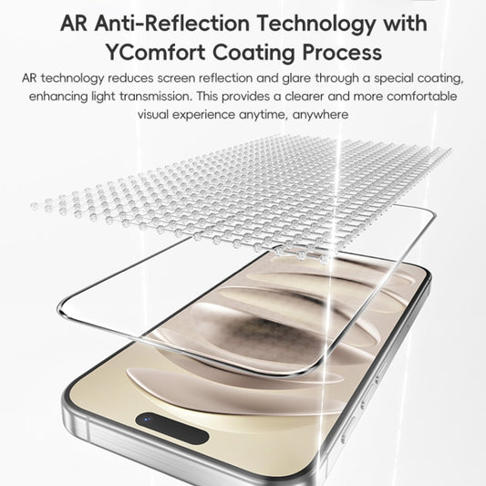 For iPhone 16 Pro Benks King Kong Series Corning AR Antireflective Tempered Glass Film by Benks