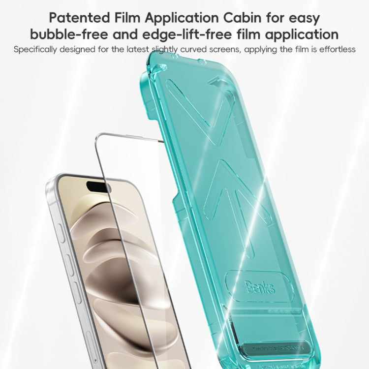 For iPhone 16 Pro Max Benks King Kong Series Corning AR Antireflective Tempered Glass Film by Benks