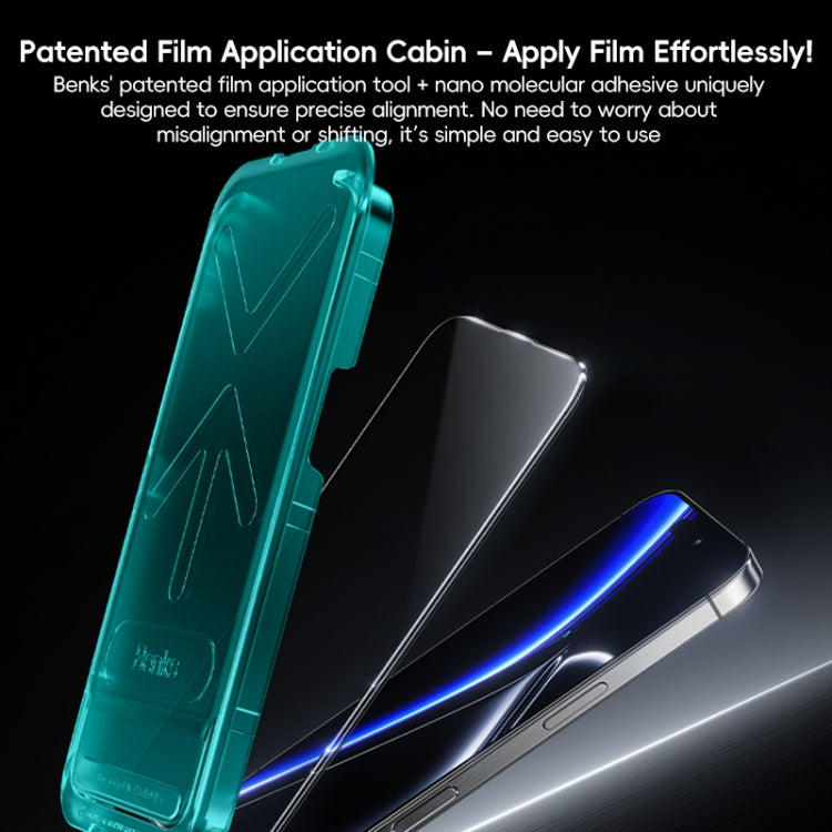 For iPhone 16 Plus Benks King Kong Series Corning Sapphire Glass Film by Benks