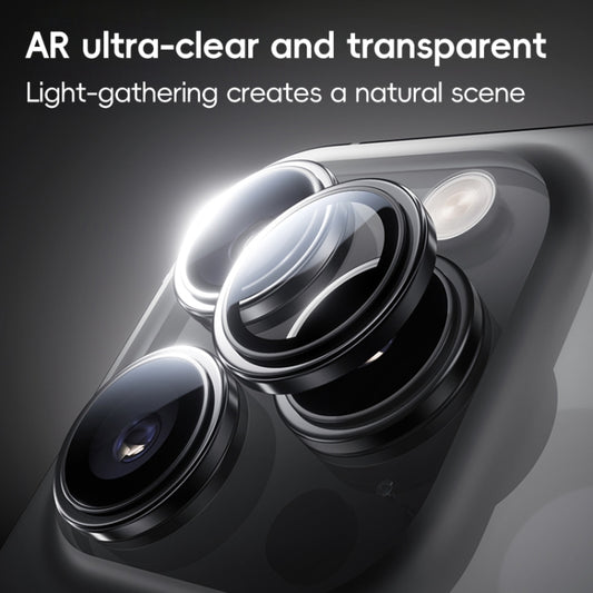 For iPhone 16 Plus Benks King Kong Series Corning Single Metal Lens Protective Film(Black) by Benks