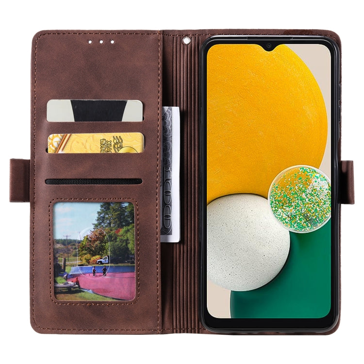 For Samsung Galaxy S25+ 5G Retro Splicing Horizontal Flip Leather Phone Case(Brown) - Galaxy S25+ 5G Cases by buy2fix | Online Shopping UK | buy2fix