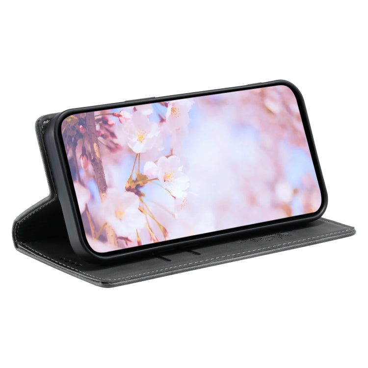 For Samsung Galaxy S25+ 5G Totem Embossed Magnetic Leather Phone Case(Grey) - Galaxy S25+ 5G Cases by buy2fix | Online Shopping UK | buy2fix