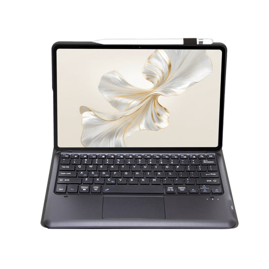 For Huawei MatePad Pro 12.2 Ultra-thin Detachable Bluetooth Keyboard Leather Tablet Case with Touchpad(Black) by buy2fix