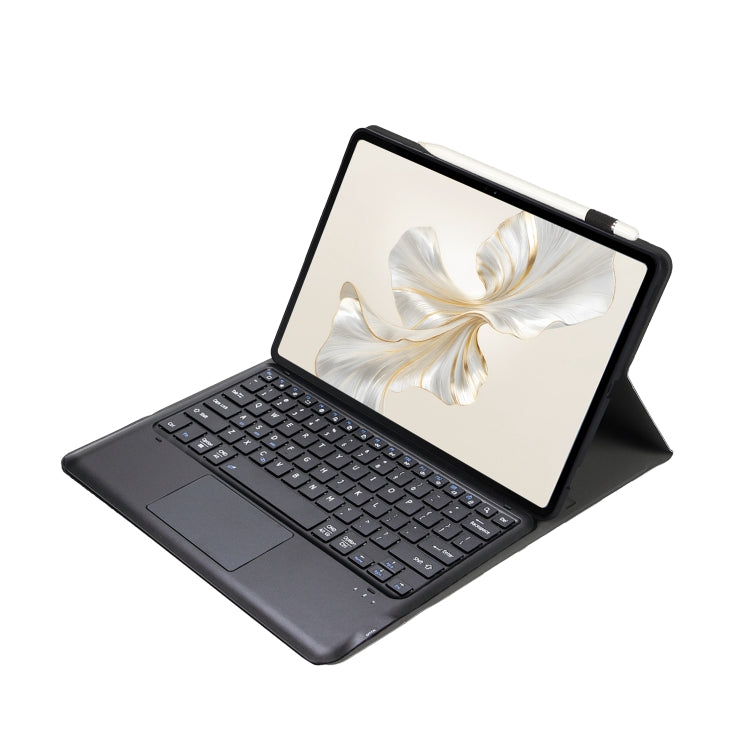 For Huawei MatePad Pro 12.2 Ultra-thin Detachable Bluetooth Keyboard Leather Tablet Case with Touchpad(Black) - Huawei Keyboard by buy2fix | Online Shopping UK | buy2fix
