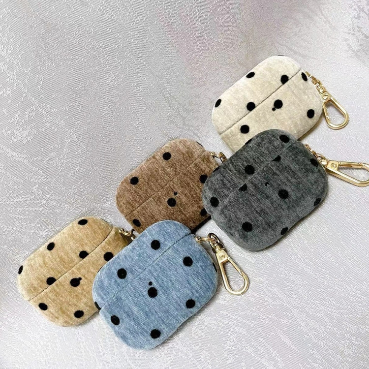 For AirPods 4 Velvet Cloth + PC Headset Shockproof Case(Black) by buy2fix