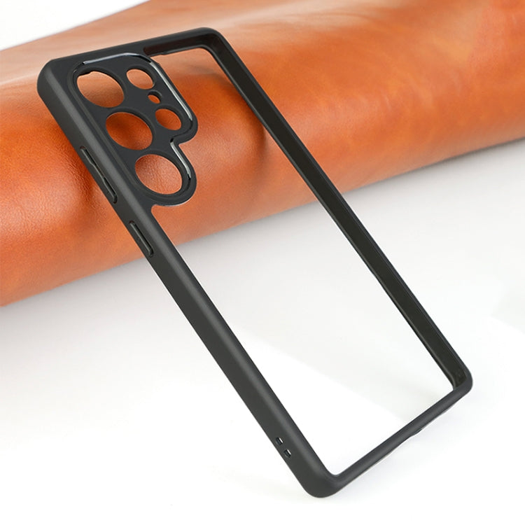 For Samsung Galaxy S25 Ultra 5G Frosted TPU + Transparent PC Phone Case by buy2fix