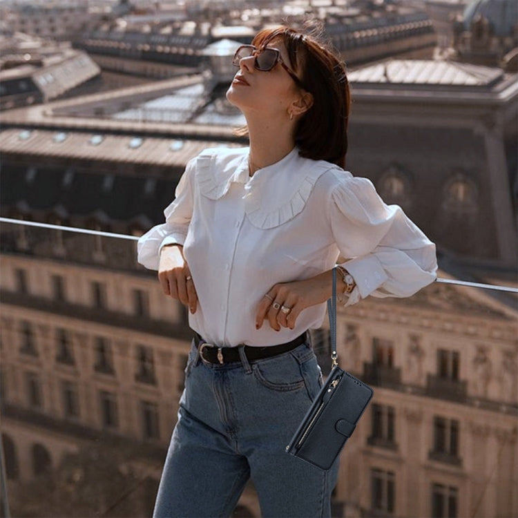 For Ulefone Note 17 Pro Multi-Card Slots Zipper Wallet Leather Phone Case(Black) by buy2fix