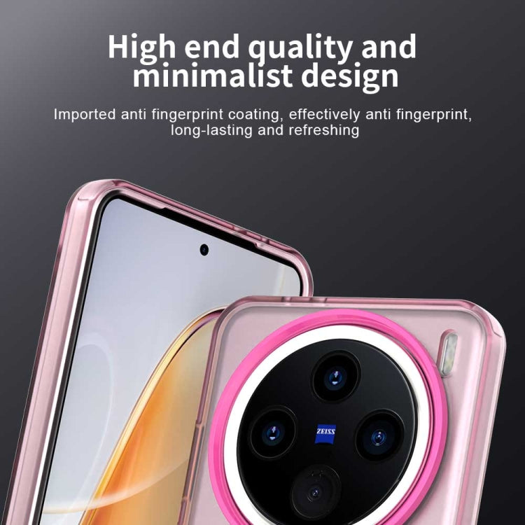 For vivo X200 Pro Candy Magsafe PC Hybrid TPU Phone Case(Red) by buy2fix