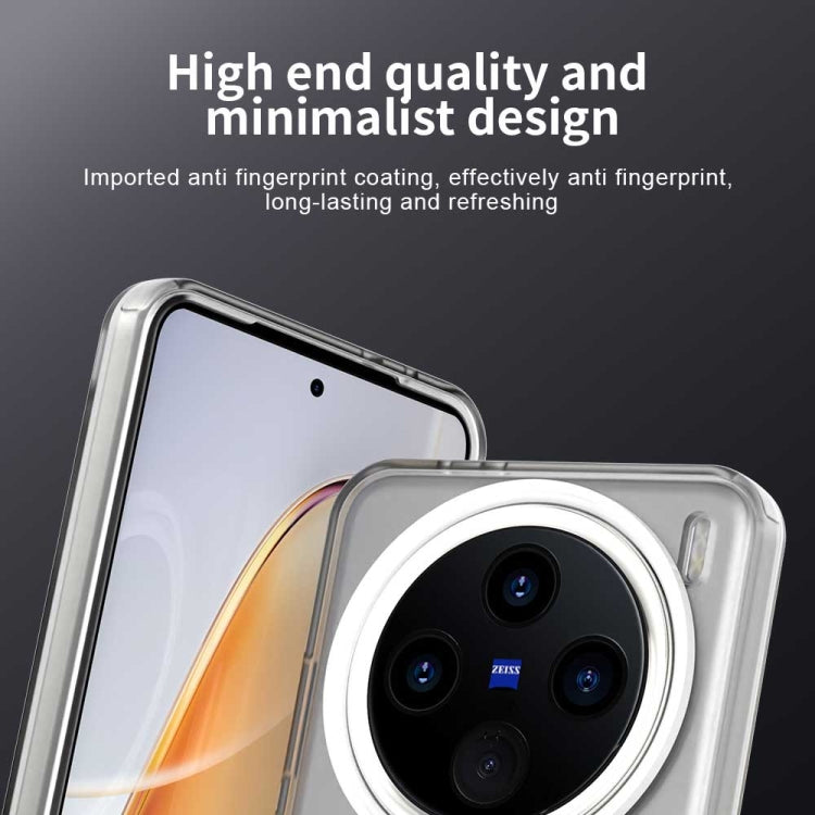 For vivo X200 Pro mini Candy Magsafe PC Hybrid TPU Phone Case(White) by buy2fix