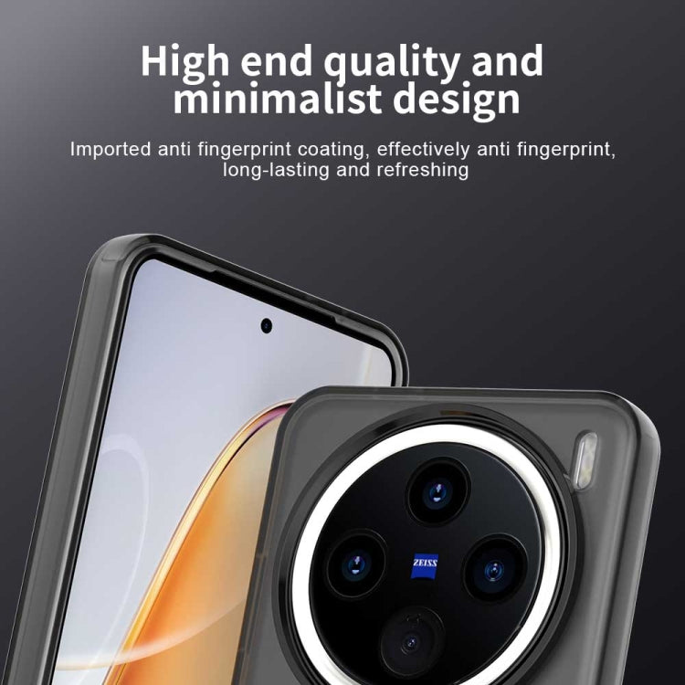 For vivo X200 Pro mini Candy Magsafe PC Hybrid TPU Phone Case(Black) by buy2fix