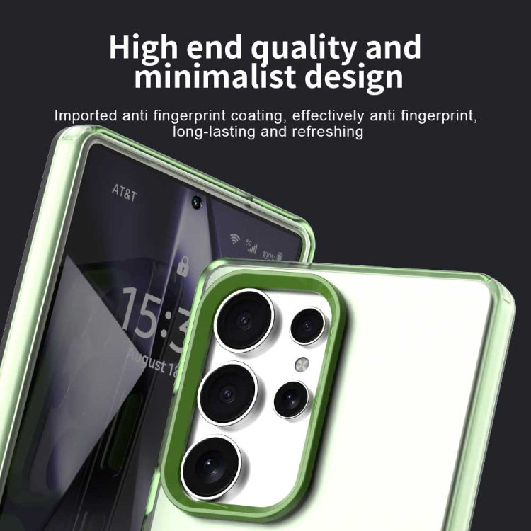 For Samsung Galaxy S25 Ultra 5G Candy Magsafe PC Hybrid TPU Phone Case(Green) by buy2fix