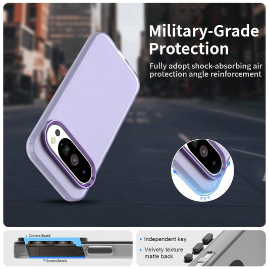 For Google Pixel 10 / 10 Pro Candy PC Hybrid TPU Shockproof Phone Case(Purple) - Google Cases by buy2fix | Online Shopping UK | buy2fix