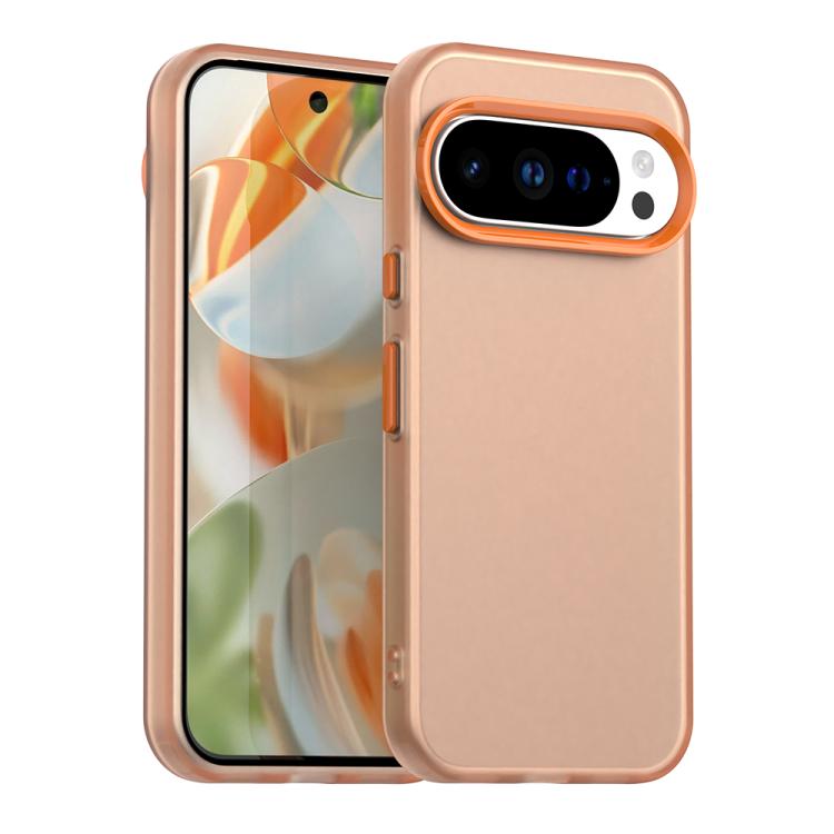 For Google Pixel 10 Pro XL Candy PC Hybrid TPU Shockproof Phone Case(Orange) - Google Cases by buy2fix | Online Shopping UK | buy2fix