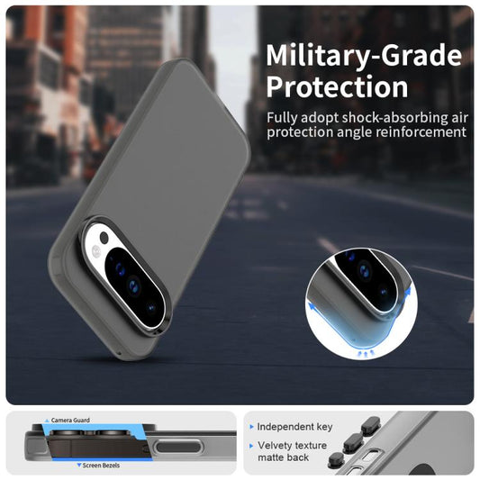 For Google Pixel 10 Pro XL Candy PC Hybrid TPU Shockproof Phone Case(Black) - Google Cases by buy2fix | Online Shopping UK | buy2fix