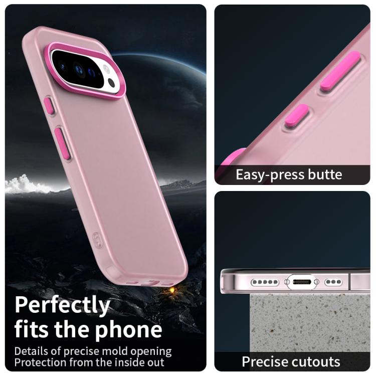 For Google Pixel 10 Pro XL Candy PC Hybrid TPU Shockproof Phone Case(Red) - Google Cases by buy2fix | Online Shopping UK | buy2fix