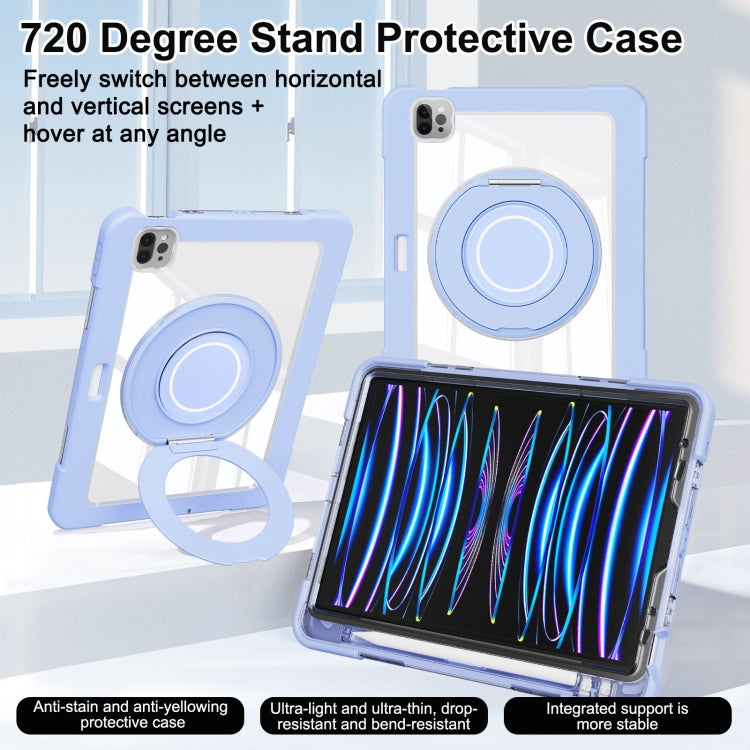 For iPad Pro 11 2022 / 2021 / 2020 Crystal Armor PC Hybrid TPU Tablet Case(Blue) - iPad Pro 11 (2022/2021) Cases by buy2fix | Online Shopping UK | buy2fix