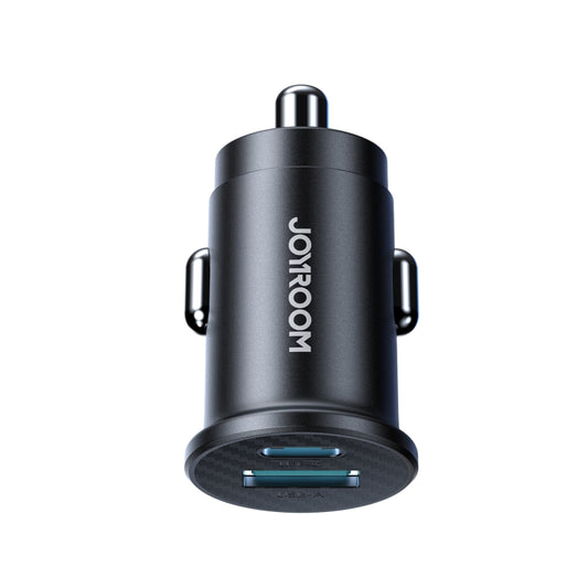 JOYROOM JR-CCN16 15W USB-A and USB-C Mini Car Charger(Black) by JOYROOM