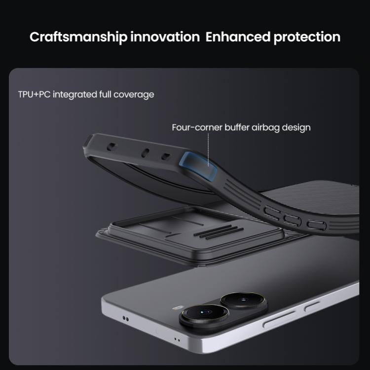 For Xiaomi Poco X7 Pro NILLKIN CamShield Pro PC Phone Case(Green) - Xiaomi Cases by NILLKIN | Online Shopping UK | buy2fix