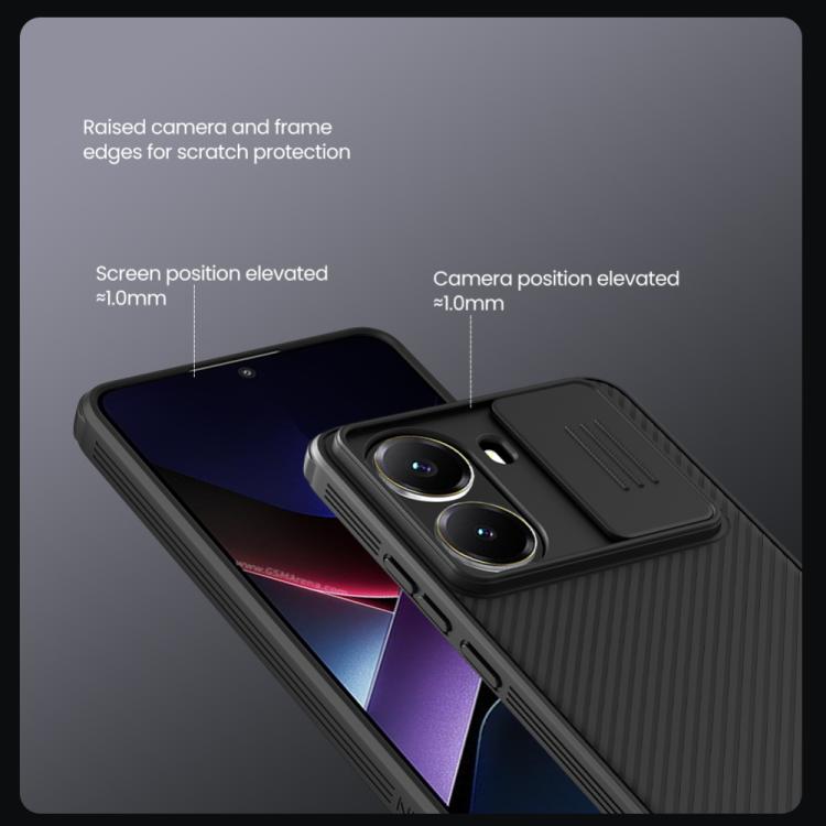 For Xiaomi Poco X7 Pro NILLKIN CamShield Pro PC Phone Case(Green) - Xiaomi Cases by NILLKIN | Online Shopping UK | buy2fix