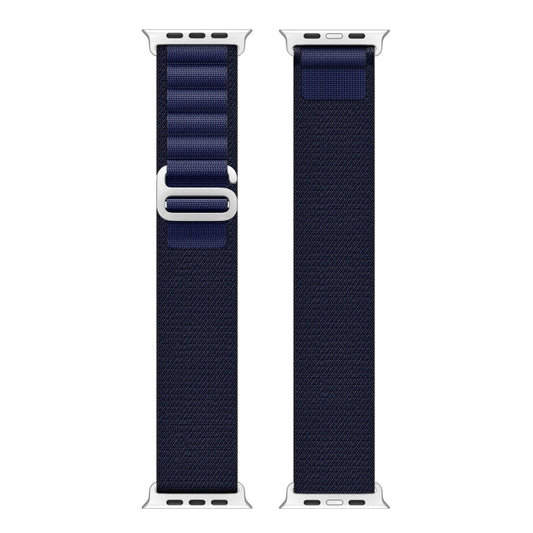 For Apple Watch 42mm / 41mm / 40mm / 38mm DUX DUCIS GS Series Nylon Loop Watch Band(Navy Blue) by DUX DUCIS