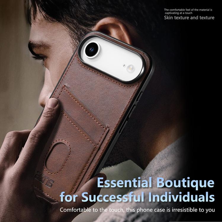 For iPhone Air AZNS K1 Series Card Slot Business Phone Case(Black) - iPhone Air Cases by AZNS | Online Shopping UK | buy2fix