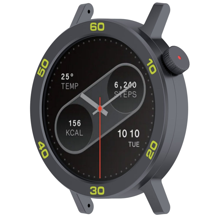 For CMF Watch Pro 2 Smart Watch Metal Bezel Number Ring Frame(Grey Green) - Watch Case by buy2fix | Online Shopping UK | buy2fix