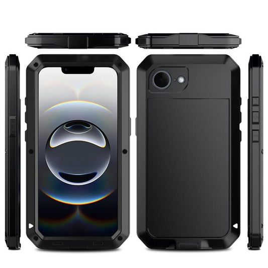 For iPhone 16e Shockproof IP54 Life Waterproof Phone Case(Black) - iPhone 16e Cases by buy2fix | Online Shopping UK | buy2fix